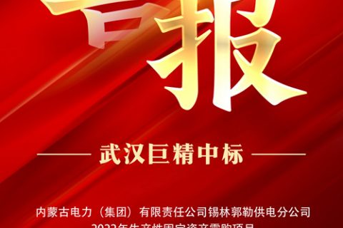 热烈祝贺凯时娱乐中标内蒙古电力（集团）有限责任公司锡林郭勒供电分公司2022年生产性牢靠资产零购项目